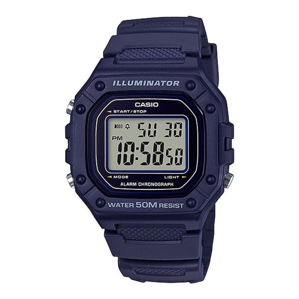 CASIO TIMELESS COLLECTION Mod. SPORT ILLUMINATOR WR 50M. ALARM. CHRONOGRAPH - BLUE