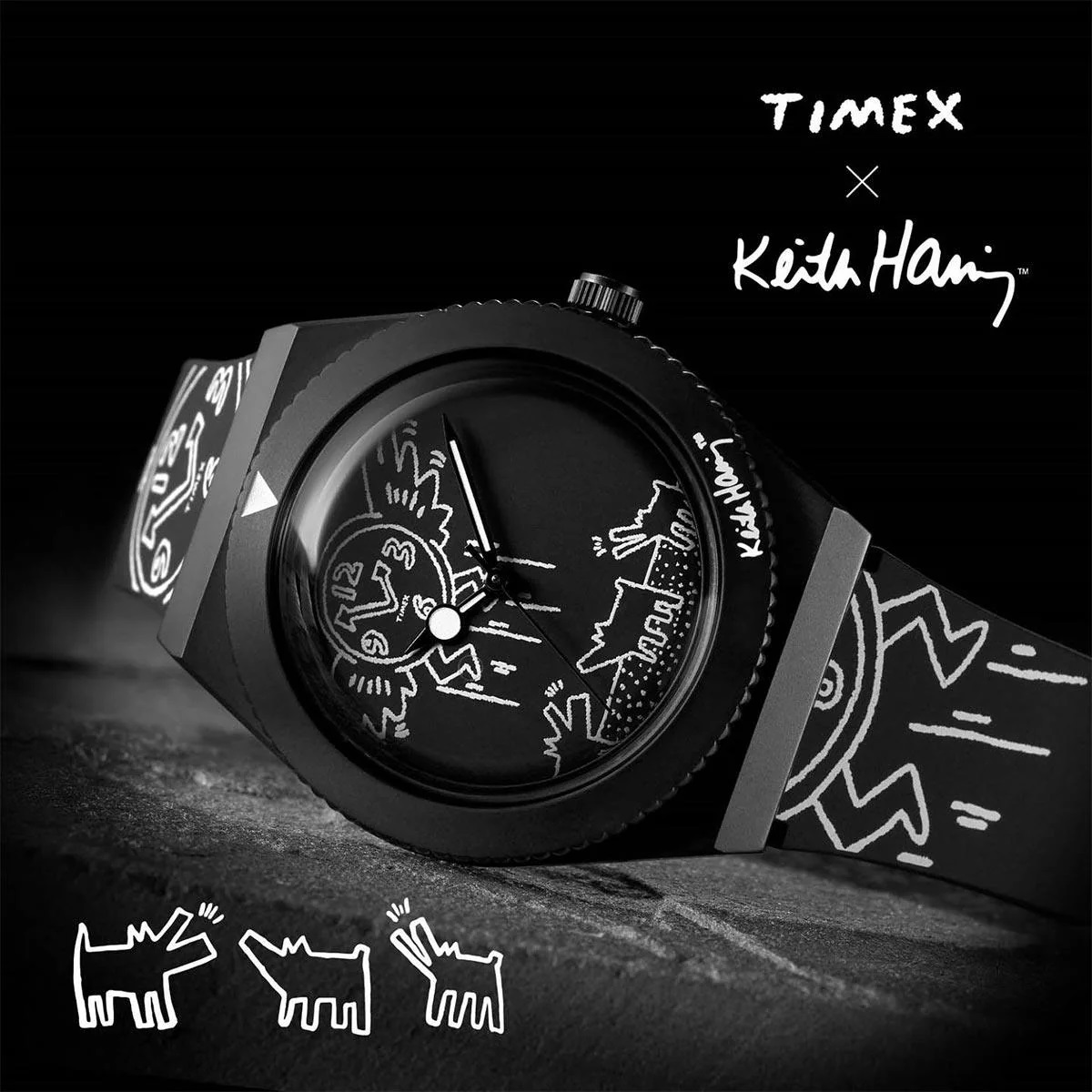 TIMEX Mod. Q X KEITH HARING Special Edt. 2