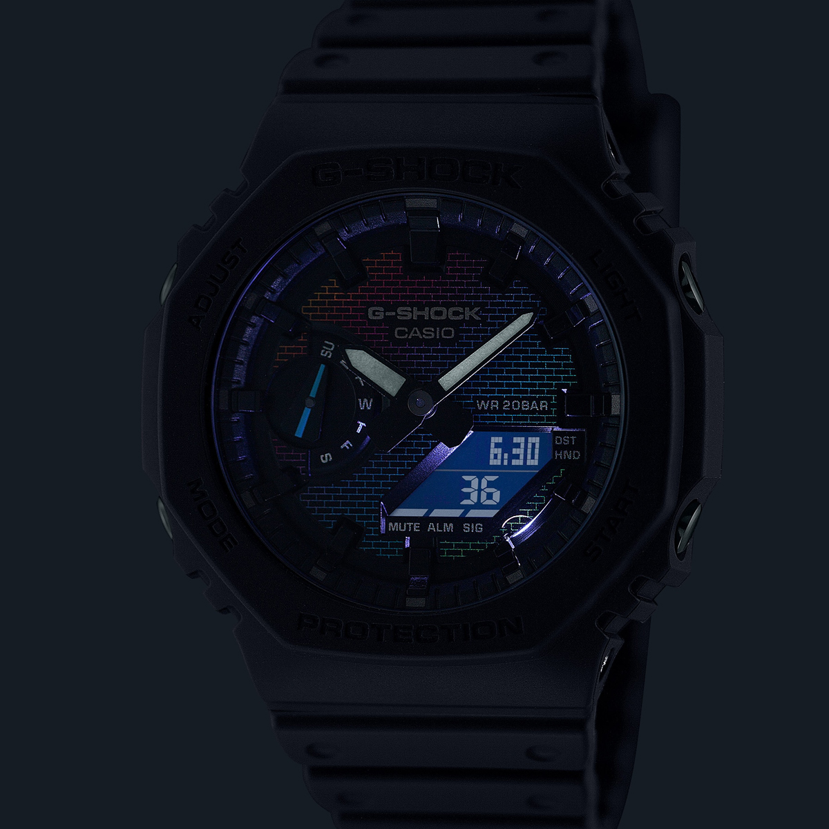 CASIO G-SHOCK Mod. OAK - RAINBOW BRICK WALL SERIE 7