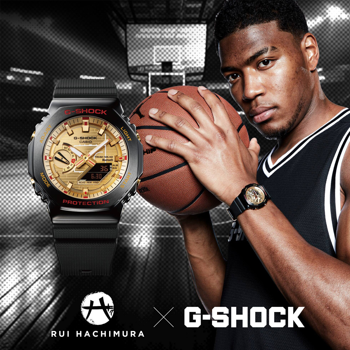 G-SHOCK Mod. OAK TOUGH SOLAR Bluetooth -  RUI HACHIMURA Limited Edition Special pack. 9