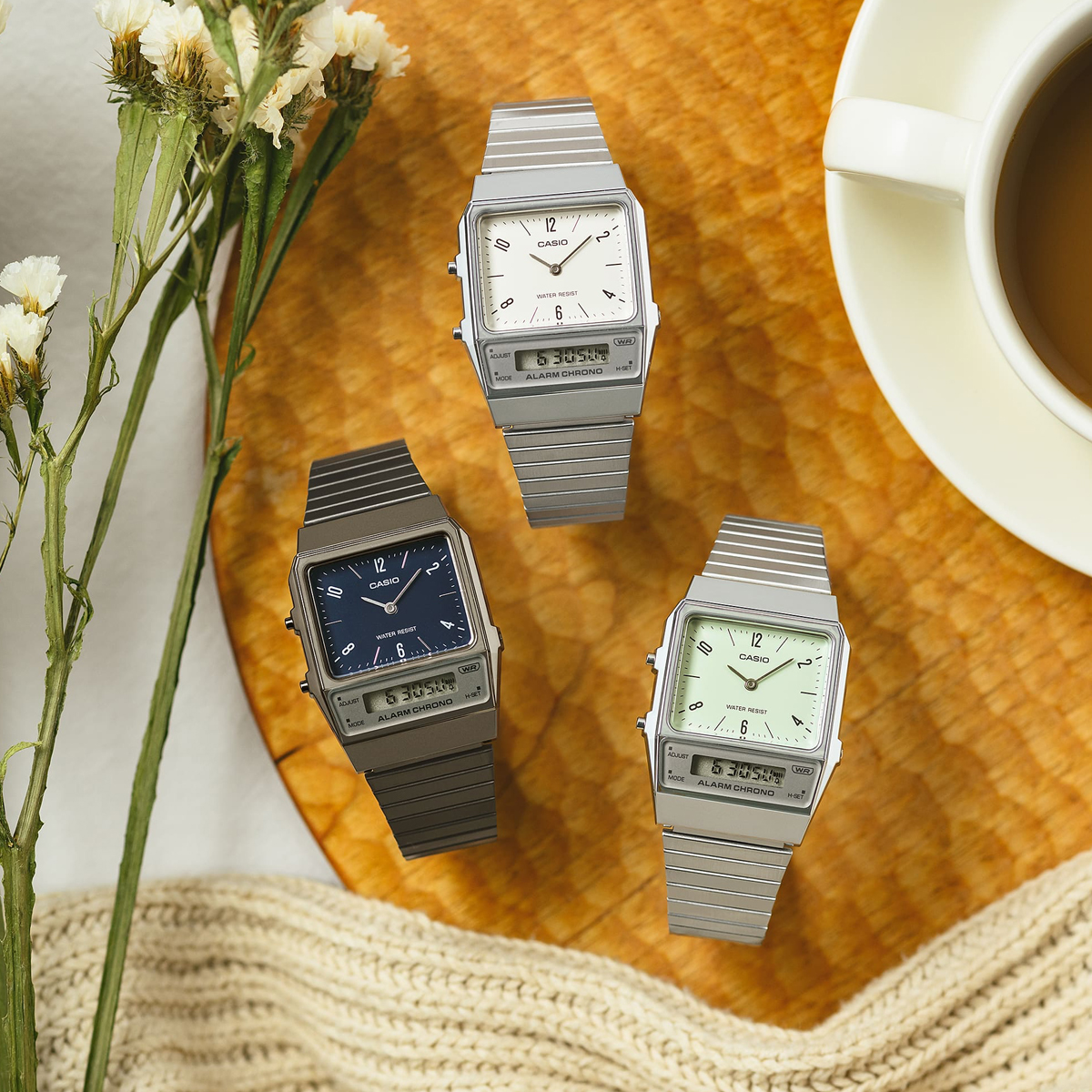 CASIO VINTAGE Mod. EDGY COLLECTION - PETROL BLUE 3