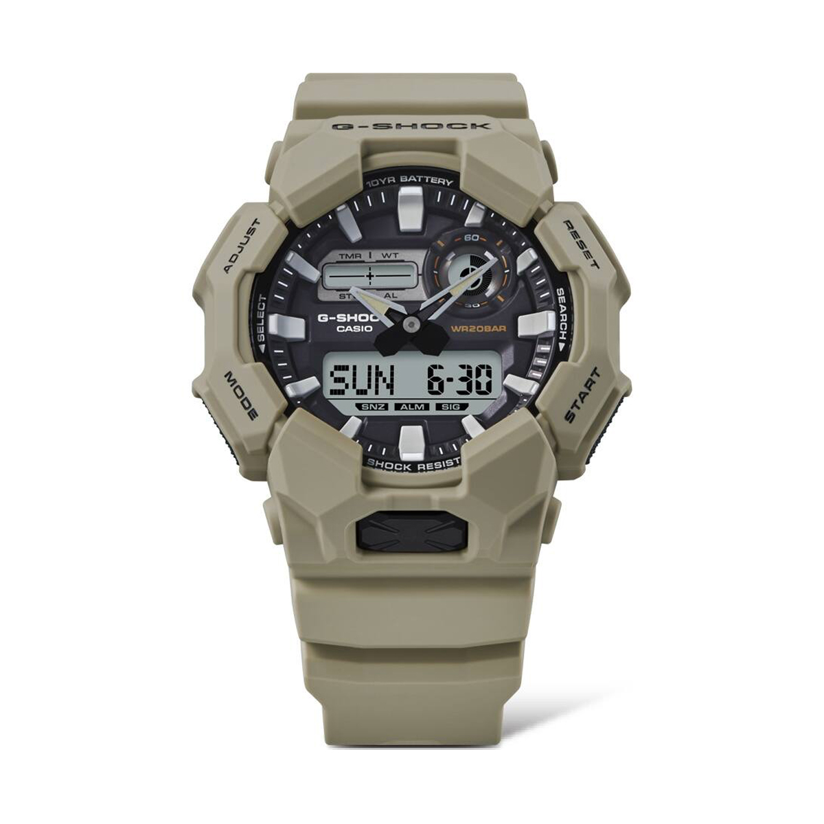 CASIO G-SHOCK Mod. NEW RUGGED BASIC Digital 10-Year Battery 10