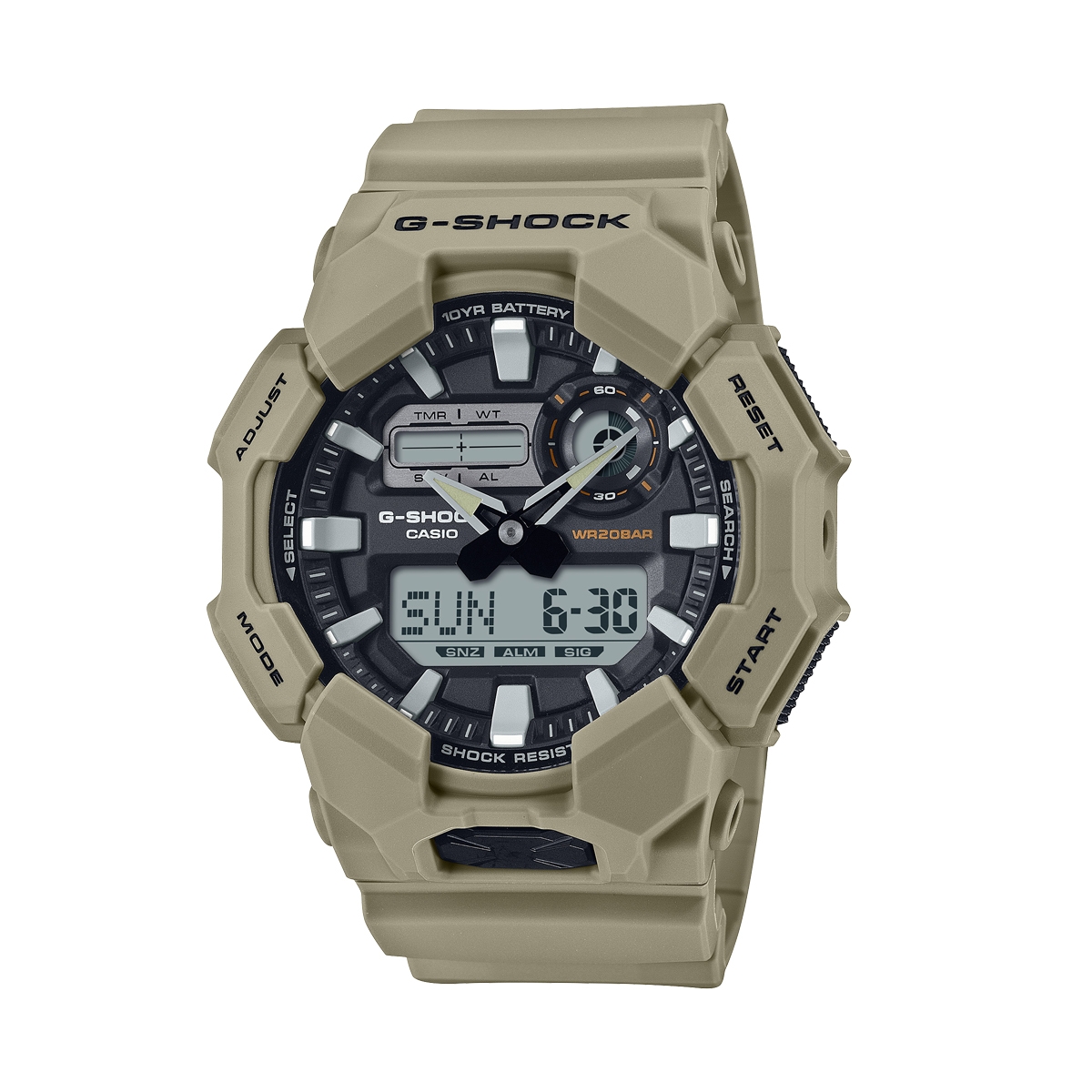 CASIO G-SHOCK Mod. NEW RUGGED BASIC Digital 10-Year Battery
