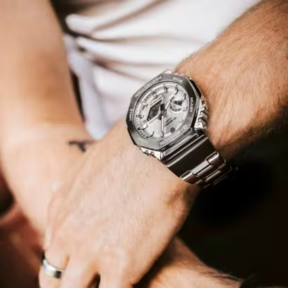 CASIO G-SHOCK Mod. OAK G-STEEL CLASSIC SILVER 9