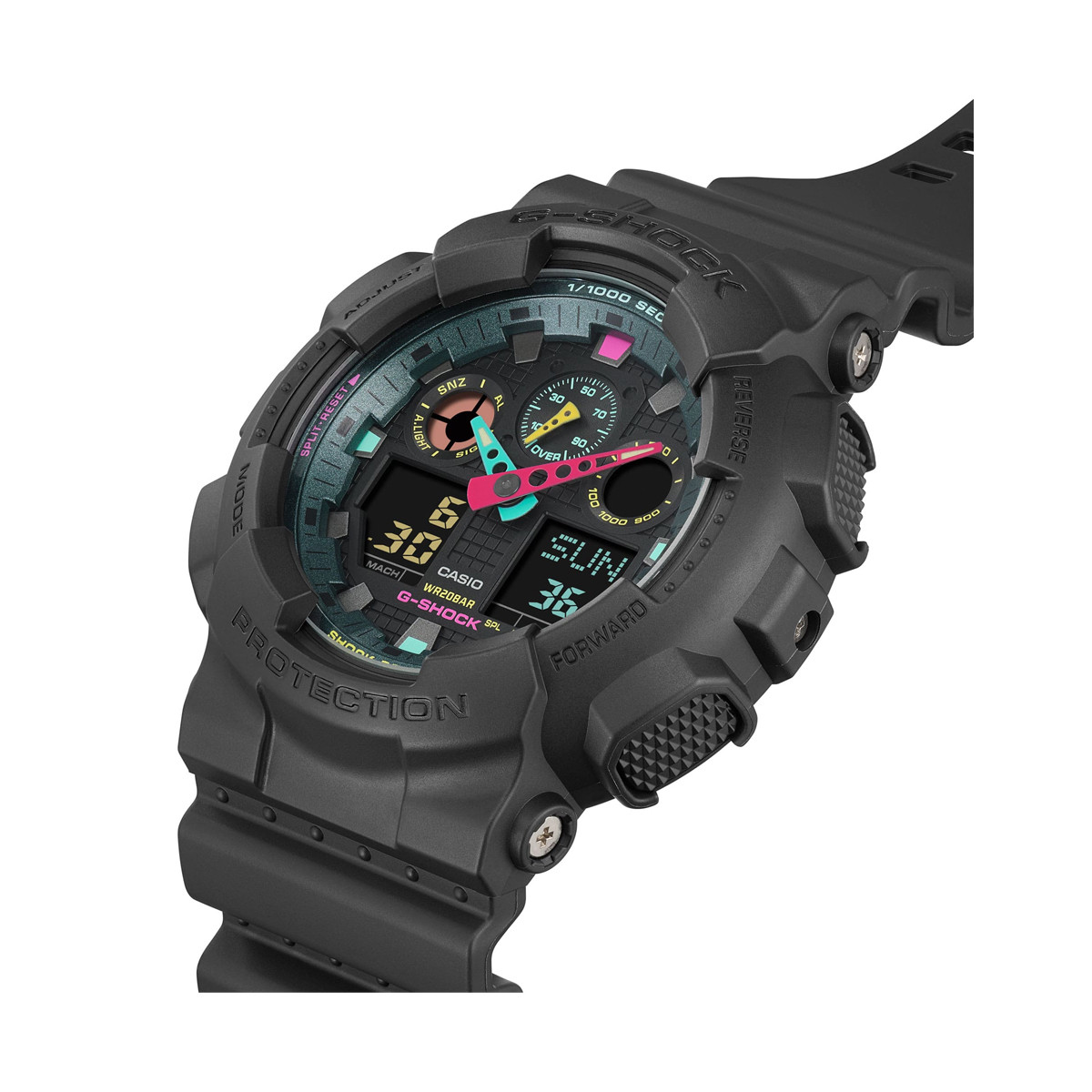 CASIO G-SHOCK Mod. OVERSIZE - MATTE FLUO SERIE - BLACK 3