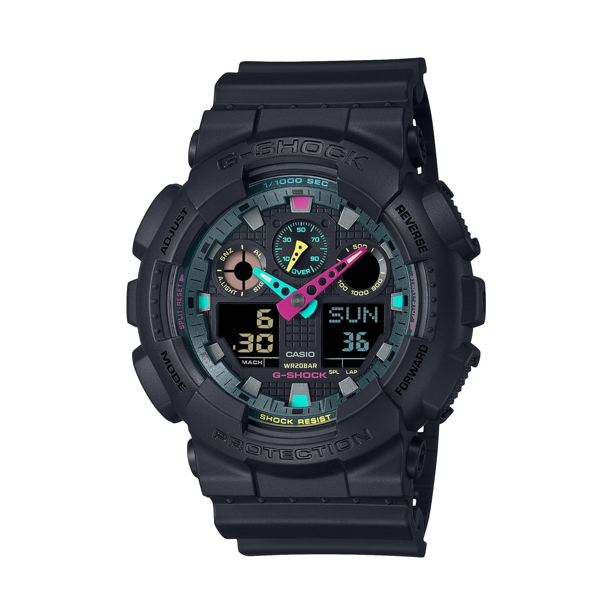 CASIO G-SHOCK Mod. OVERSIZE - MATTE FLUO SERIE - BLACK