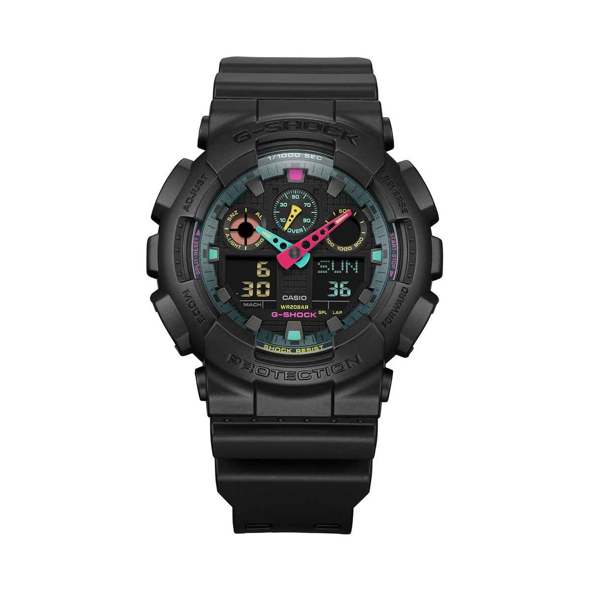 CASIO G-SHOCK Mod. OVERSIZE - MATTE FLUO SERIE - BLACK 2