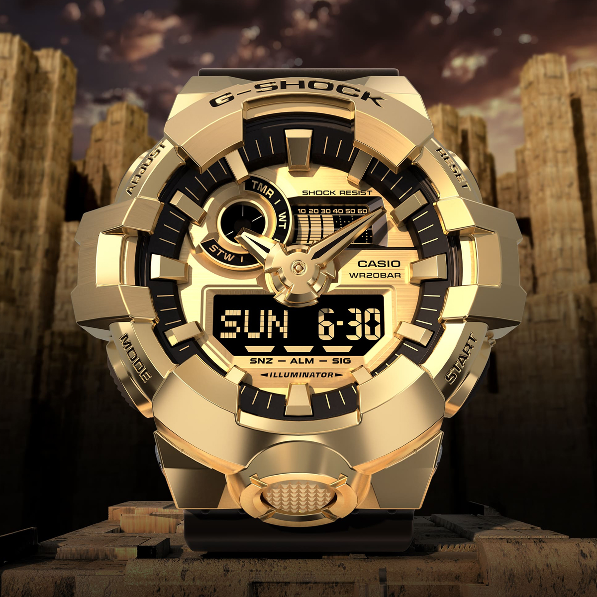 CASIO G-SHOCK Mod. G-STEEL BOLD GOLD 5