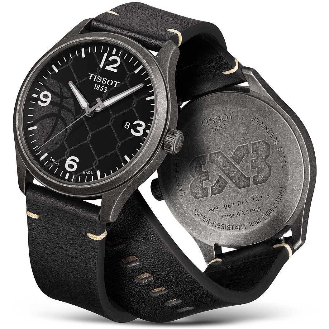 TISSOT Mod. GENT XL 3X3 STREET BASKETBALL Special Pack + Extra Strap 2