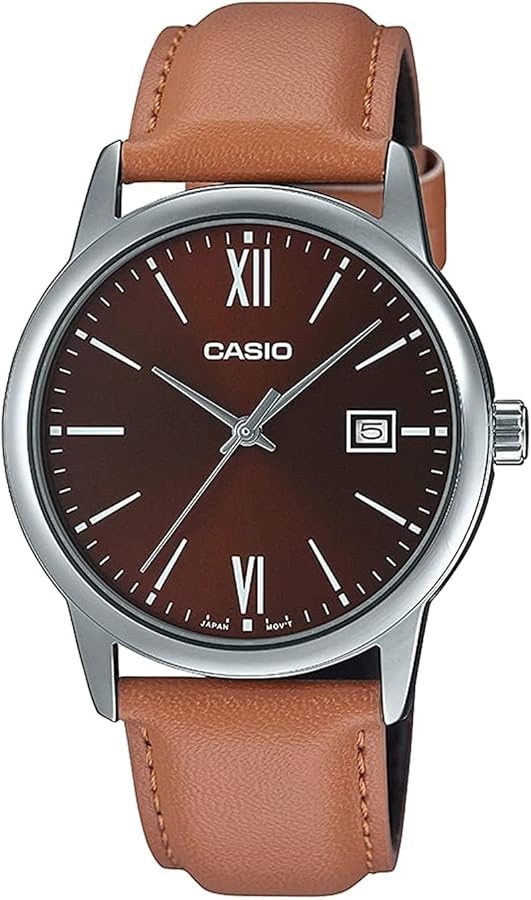CASIO COLLECTION Mod. DATE. LEATHER - BRONZE