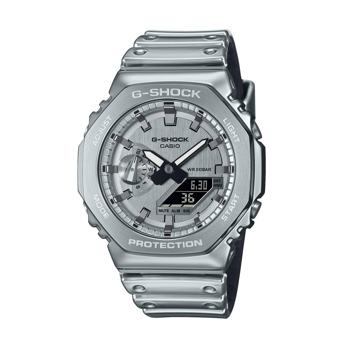 CASIO G-SHOCK Mod. G-STEEL - FINE METALLIC SERIES - SILVER