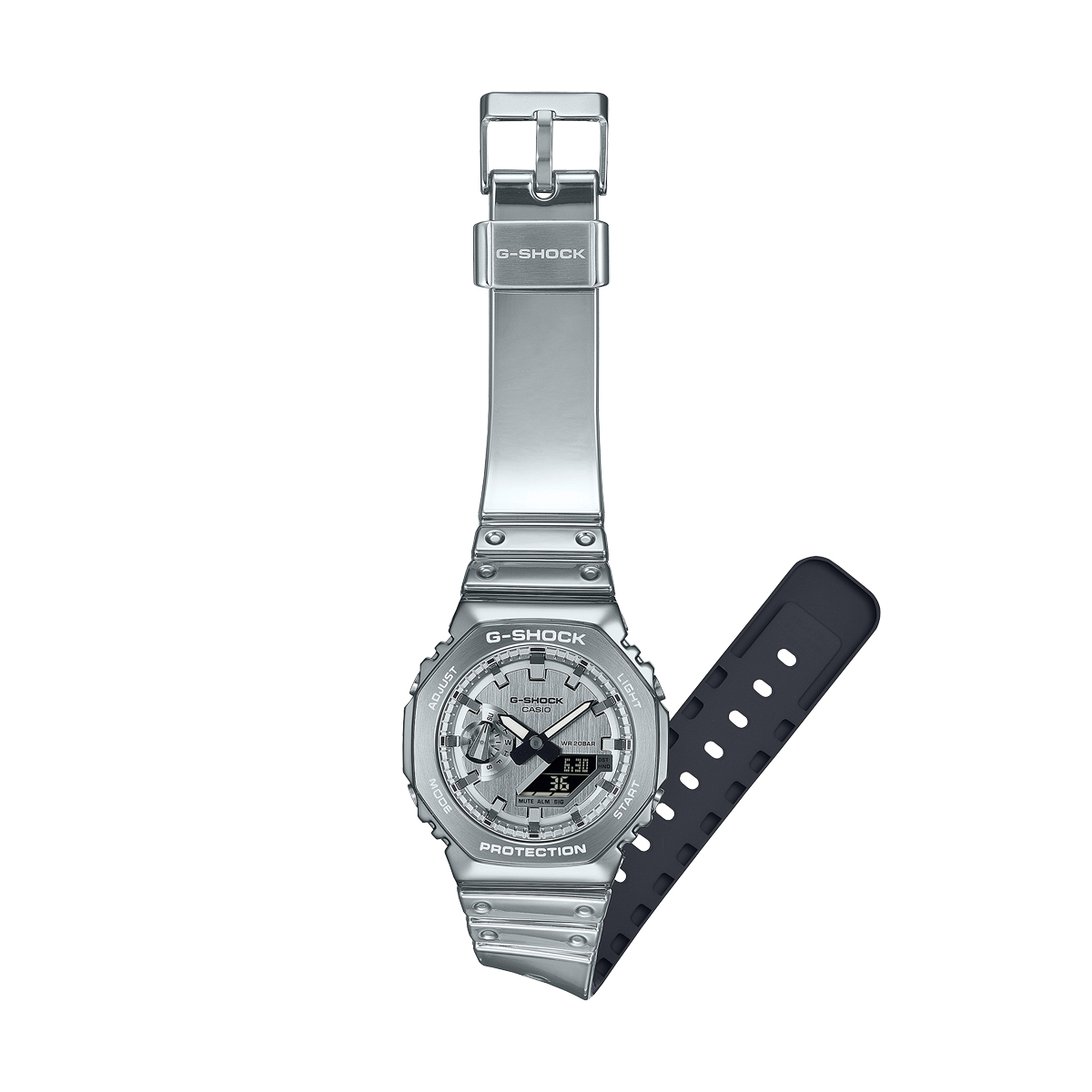 CASIO G-SHOCK Mod. G-STEEL - FINE METALLIC SERIES - SILVER 3