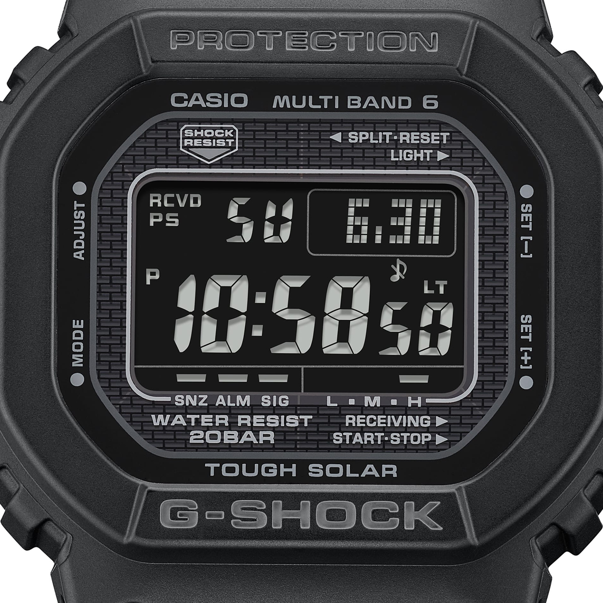 CASIO G-SHOCK Mod. THE NEW ORIGIN Multiband 6 - TOUGH SOLAR - FULL BLACK 3