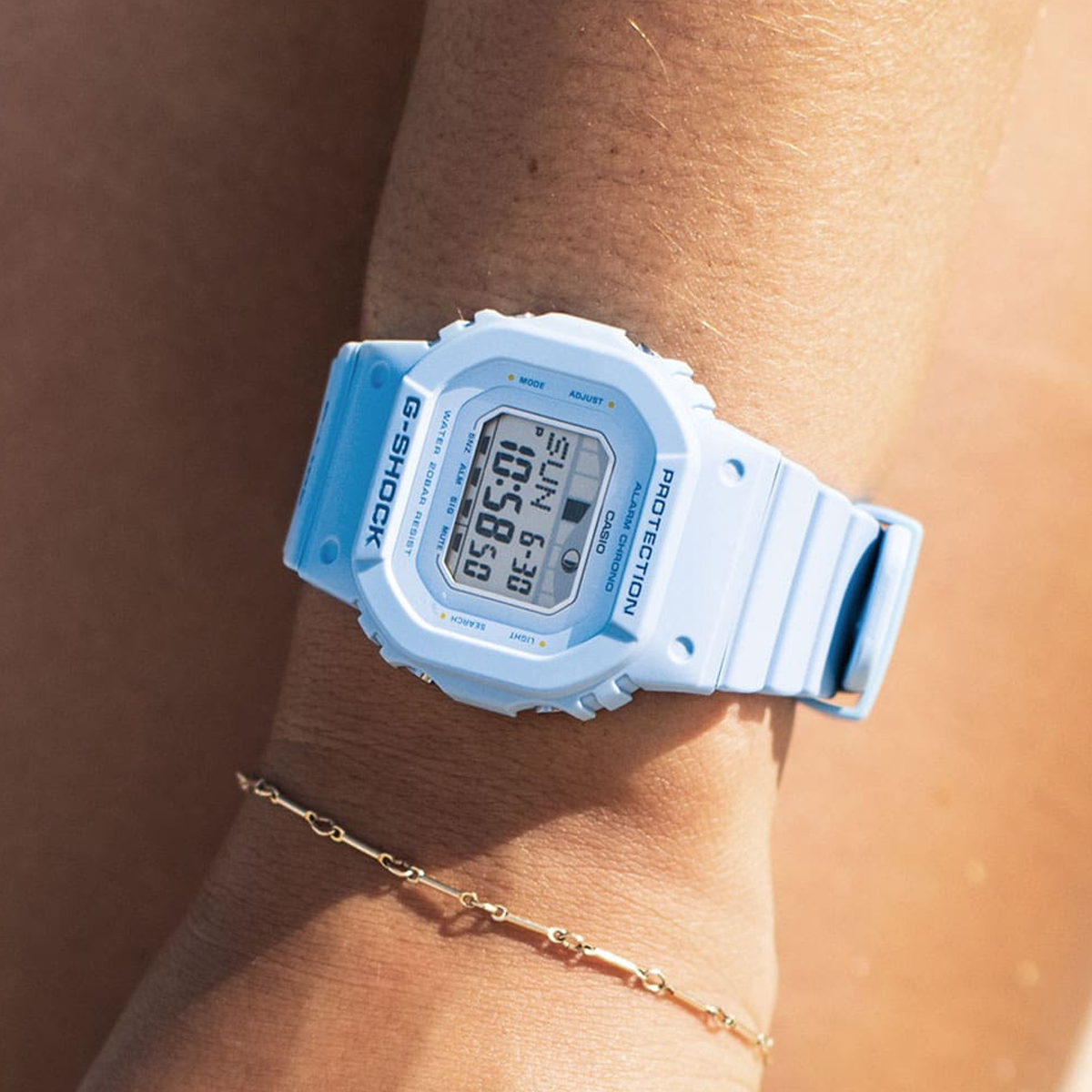 CASIO G-SHOCK Mod. G-LIDE Mid-Blue - SURF TIDE GRAPHS 5