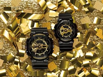 CASIO G-SHOCK Mod. GS-BASIC - BLACK ADN GOLD SERIES 3