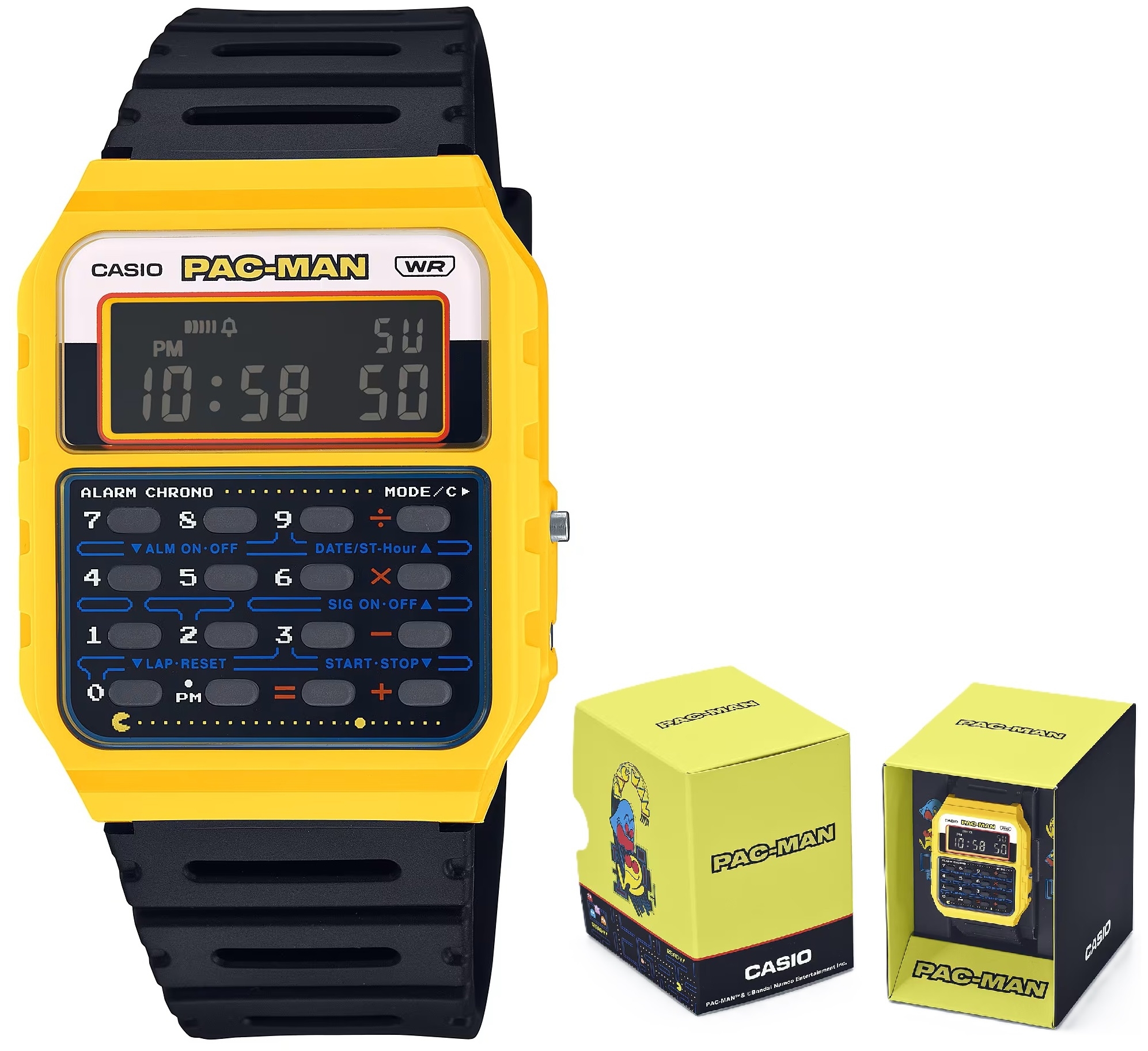 CASIO VINTAGE Mod. CALCULATOR EDGY COLLECTION - PAC-MAN Special Edt.