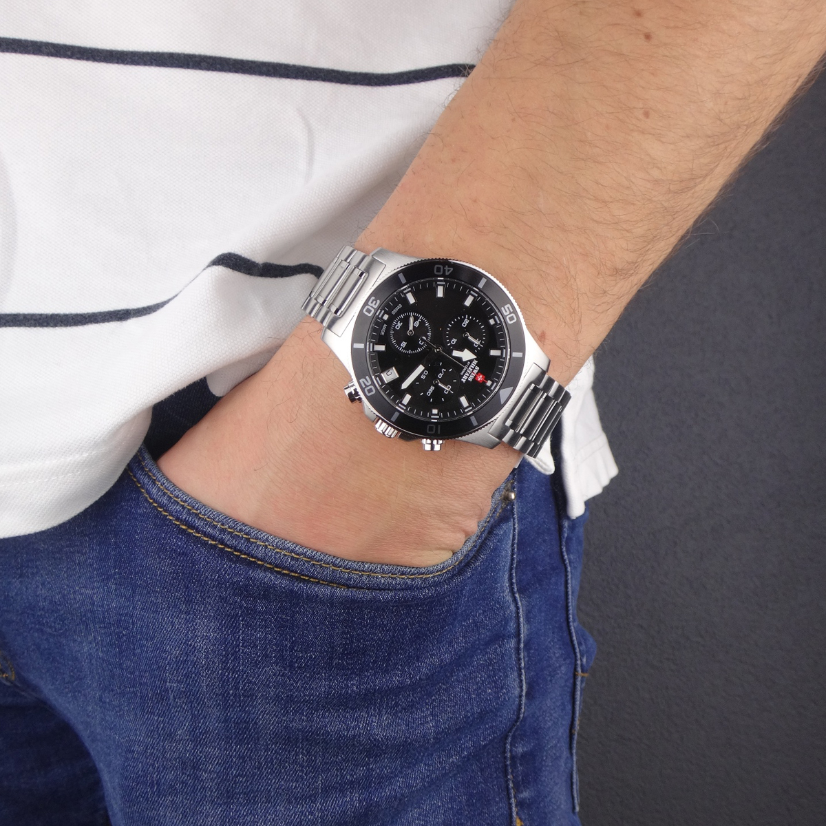 SWISS MILITARY By CHRONO WATCHES Mod. SM34067.10 2