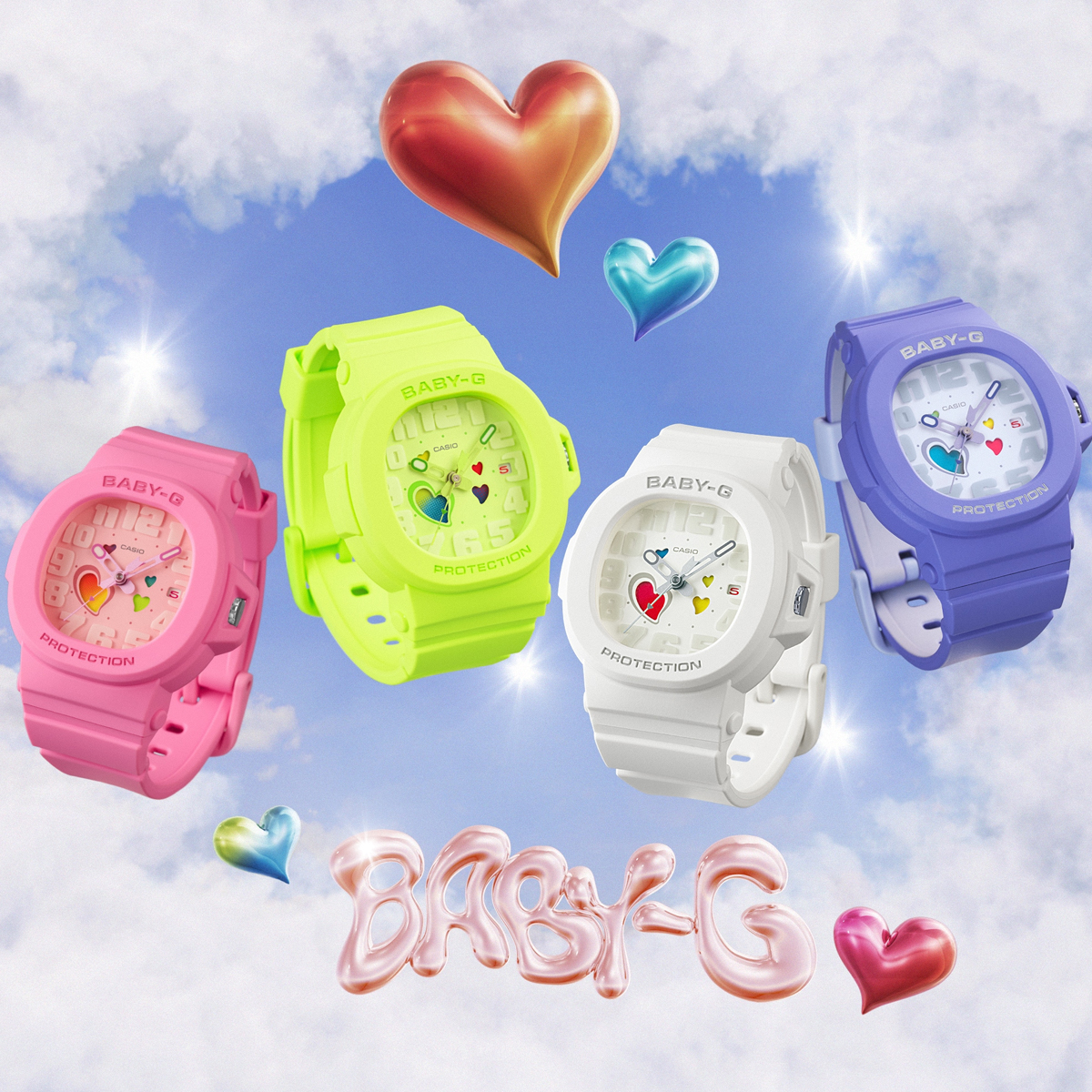 CASIO BABY-G Mod. PLAYFUL HEART SERIES - PINK 5
