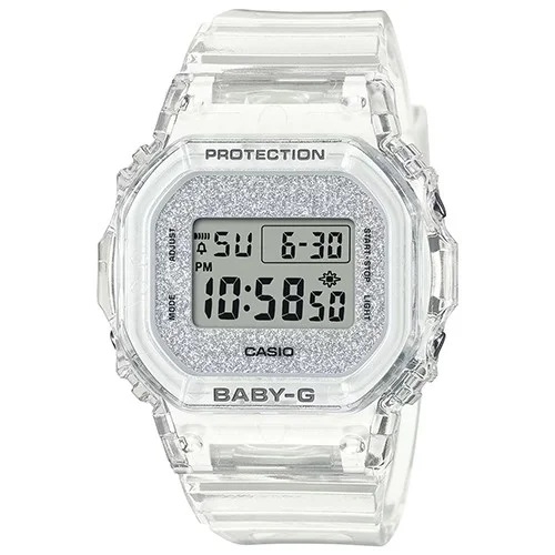 BABY-G Mod. 565 GLITTER CRYSTALS SERIE - SILVER