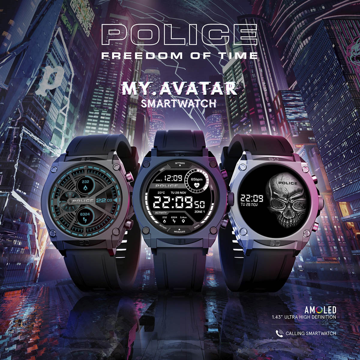 POLICE SMARTWATCH WATCHES Mod. PEIUN0000102 2