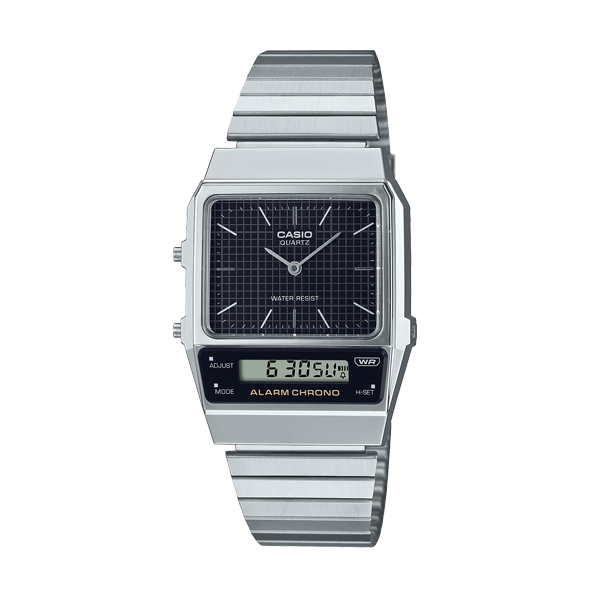 CASIO VINTAGE Mod. EDGY COLLECTION RETRO DIAL - BLACK