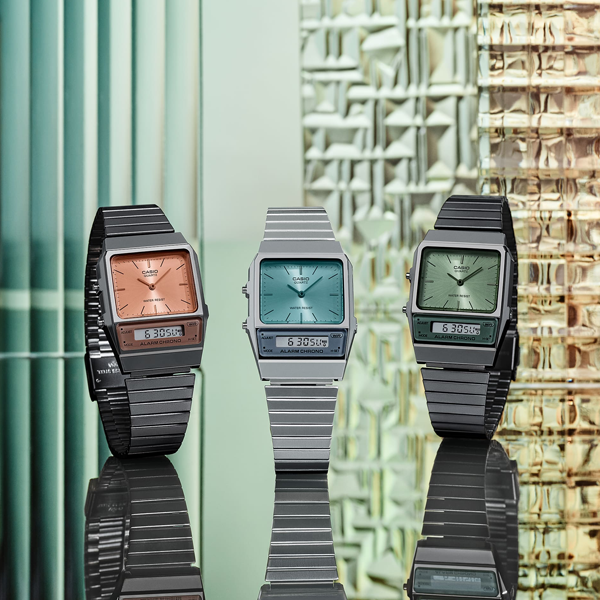 CASIO VINTAGE Mod. EDGY COLLECTION - FOREST GREEN 3
