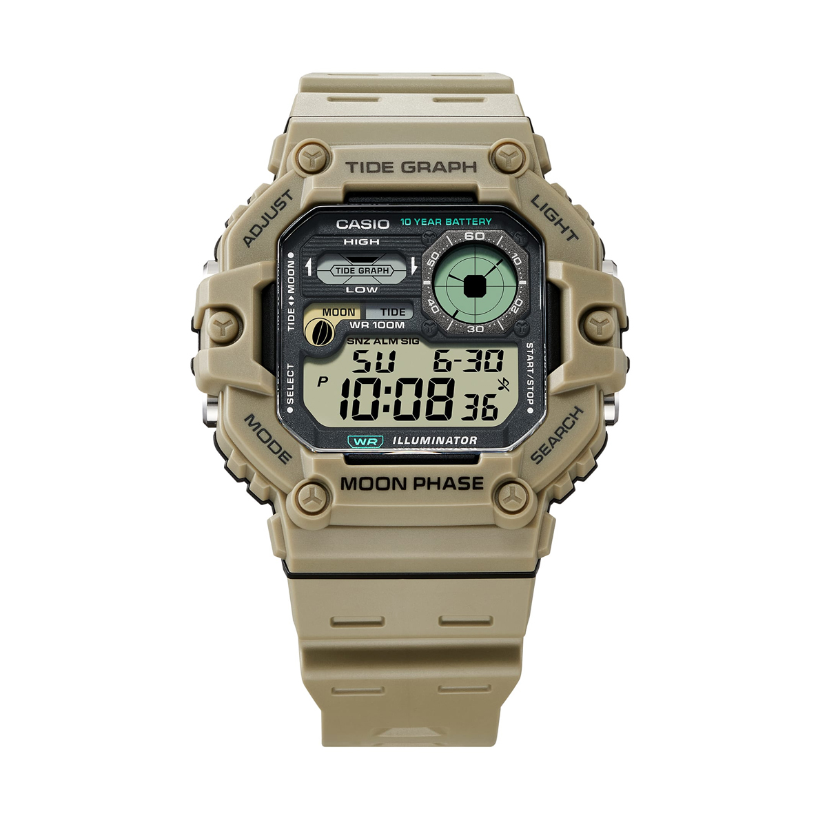 CASIO SPORT Mod. ILLUMINATOR TIDE GRAPH 2