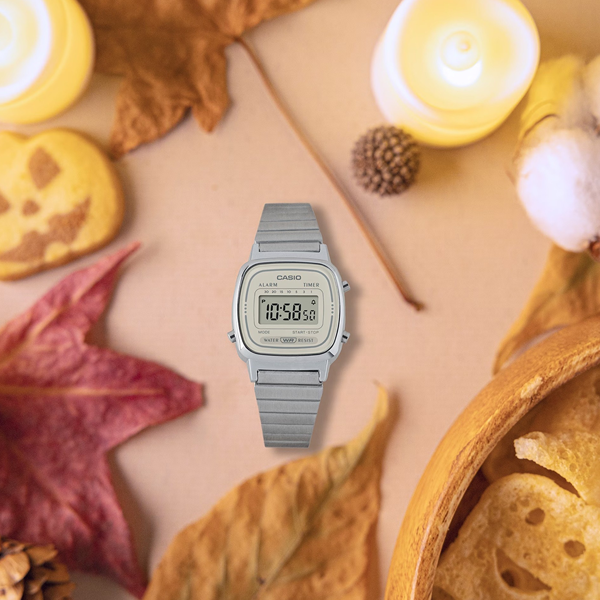 CASIO VINTAGE Mod. ICONIC MINI STEEL - CREAM 4