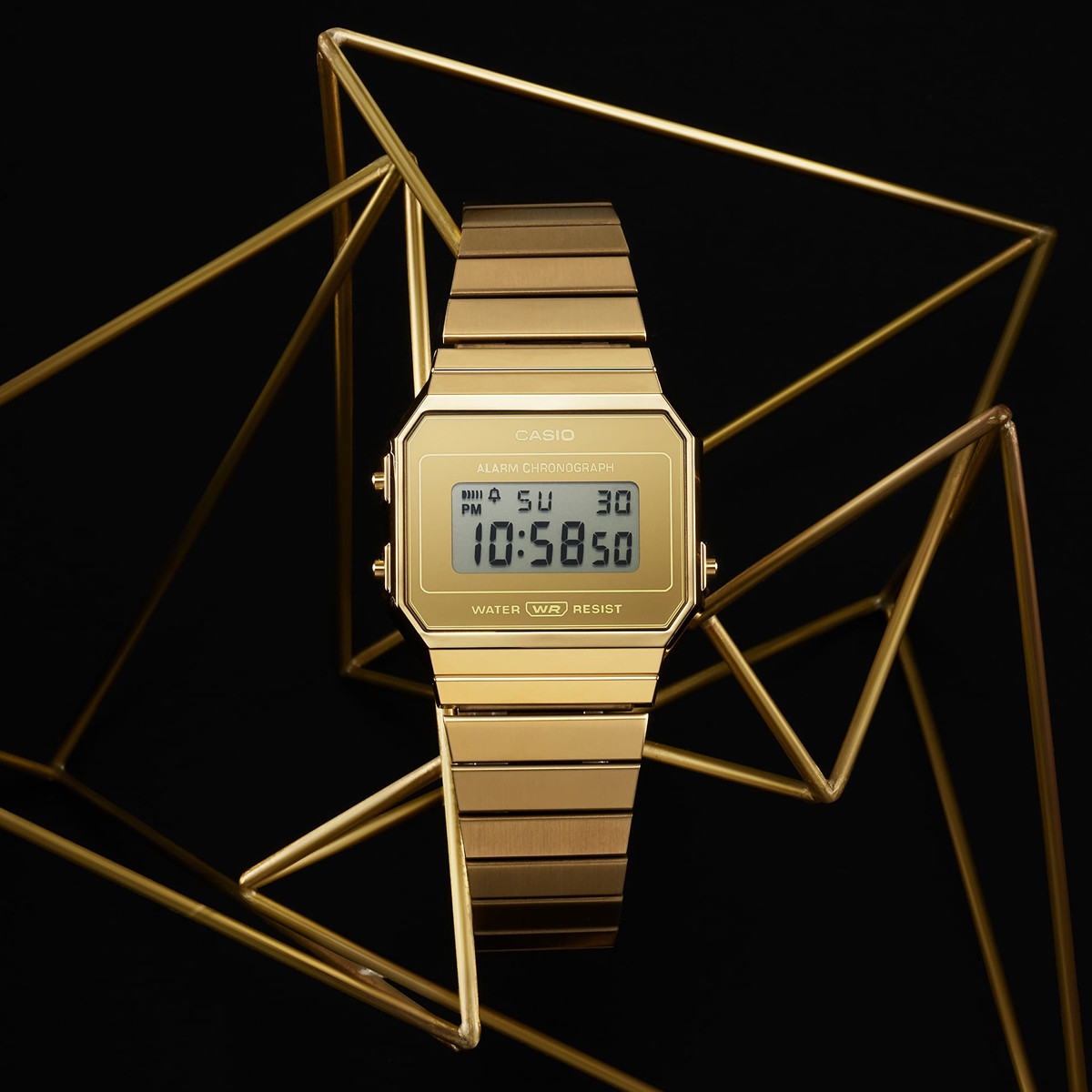 CASIO VINTAGE Mod. ICONIC SLIM GOLD 2