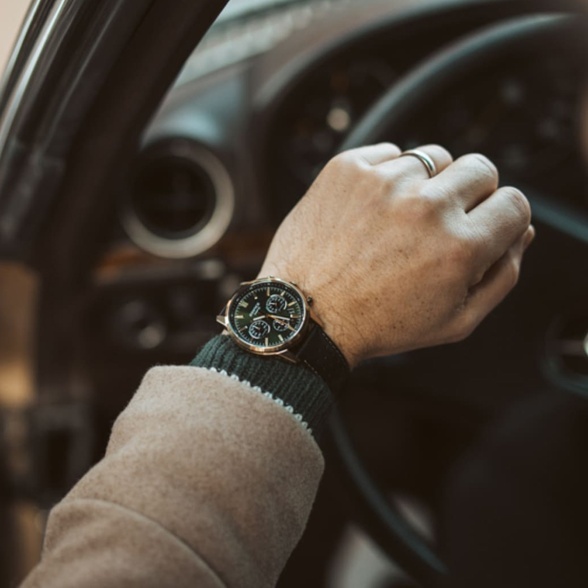 CASIO EDIFICE Mod. STANDARD CHRONOGRAPH GOLD - GREEN 2