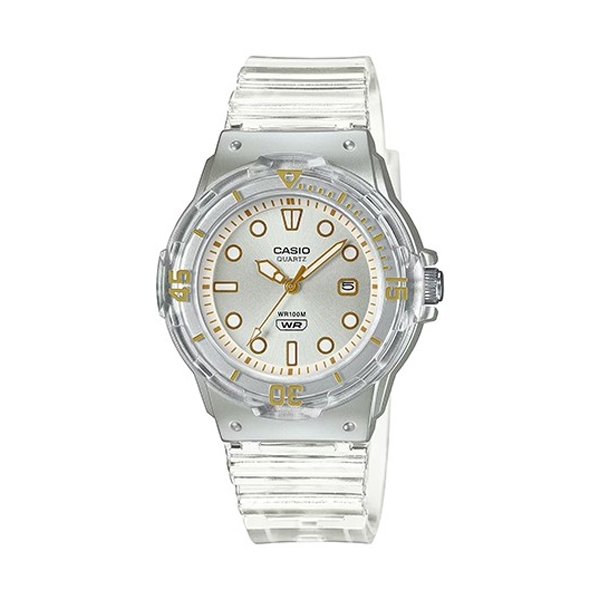 CASIO COLLECTION Mod. LADY DIVER - TRANSLUCID WHITE