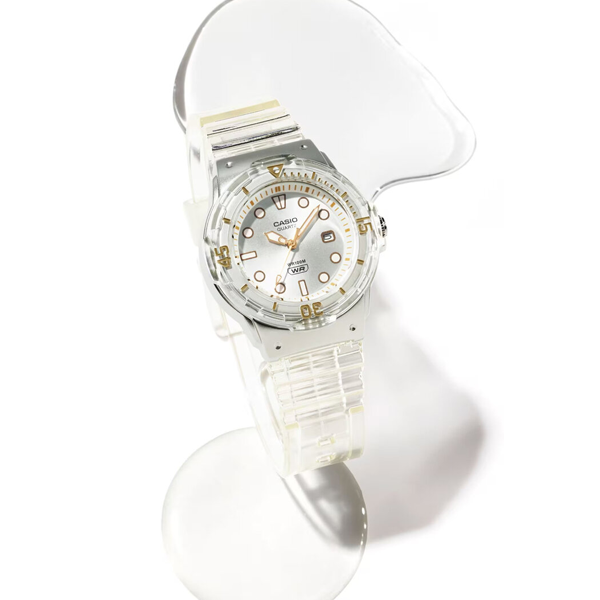 CASIO COLLECTION Mod. LADY DIVER - TRANSLUCID WHITE 2