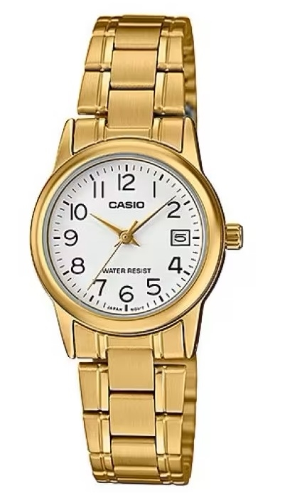 CASIO COLLECTION Mod. LADY DATE. GOLD - WHITE