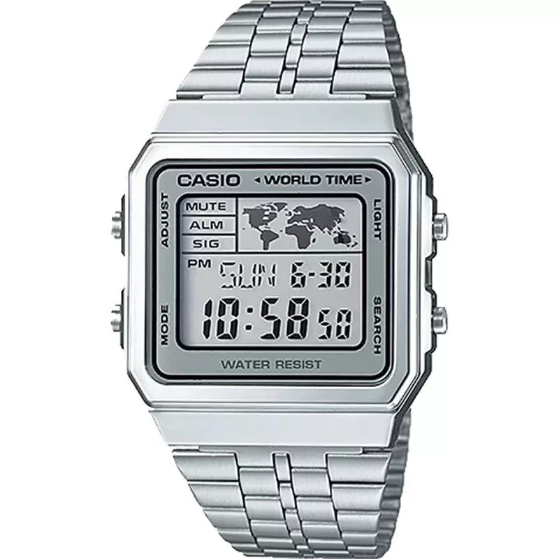 CASIO VINTAGE Mod. World Time - Silver