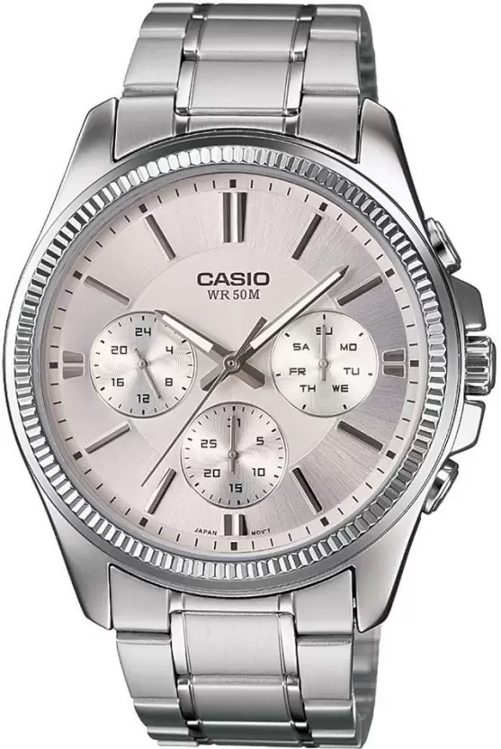 CASIO Mod. DAY DATE MULTIFUNCTION - ARGENT
