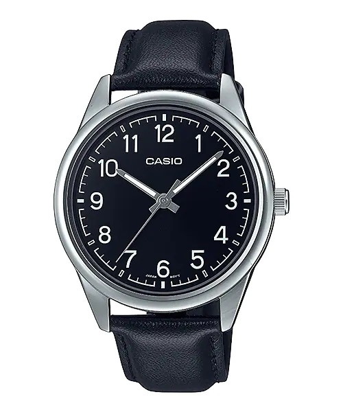 CASIO COLLECTION Mod. CASUAL. LEATHER - BLACK