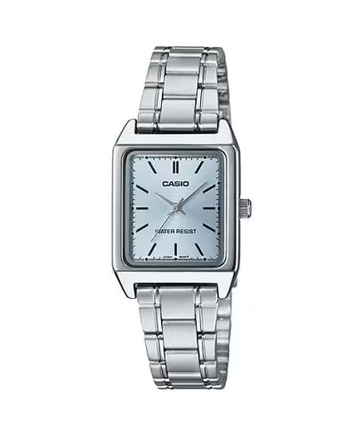 CASIO COLLECTION Mod. TANK. METAL ALLOY - LIGHT BLUE