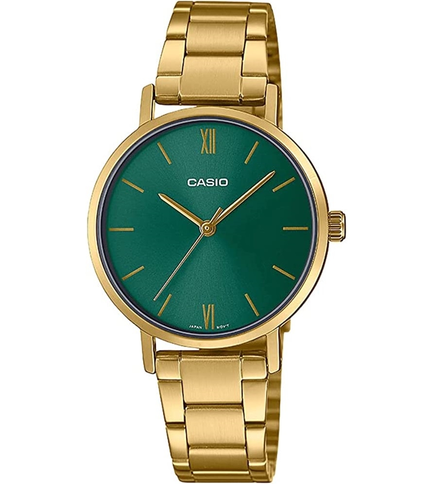 CASIO COLLECTION Mod. LADY EASY TIME - GOLD. GREEN
