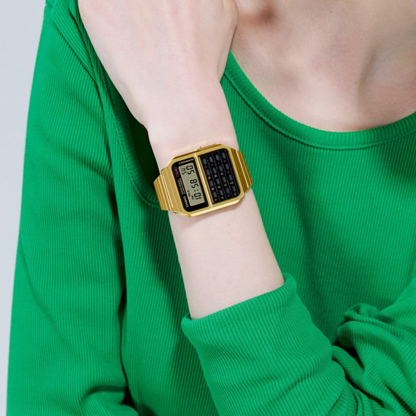 CASIO VINTAGE Mod. CALCULATOR EDGY COLLECTION - GOLD ***SPECIAL PRICE*** 2