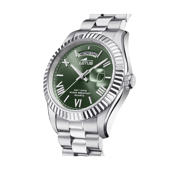 LOTUS WATCHES Mod. FREEDOM Day Date GREEN 3