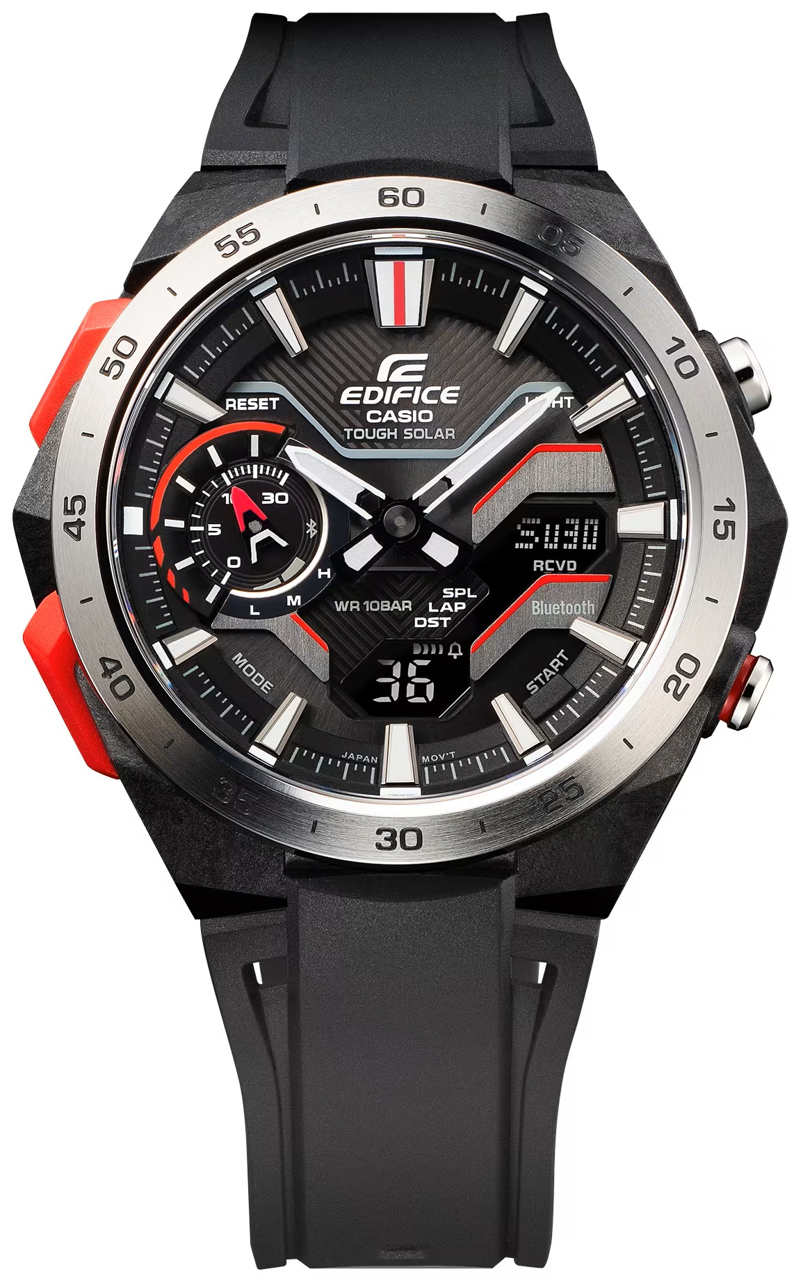 CASIO EDIFICE Mod. WINDFLOW - F1 Chronograph. Tough Solar. 2
