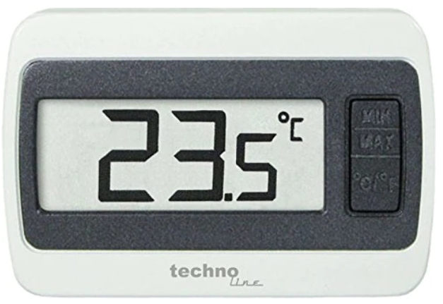 TECHNO LINE Mod. WS7002 - Termometro digitale con memoria minima-massima - Digital thermometer with minimum-maximum memory